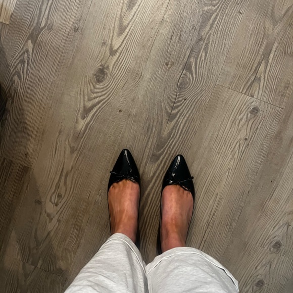 Prada Saffiano Leather Ballet Flats - Picture 2 of 9